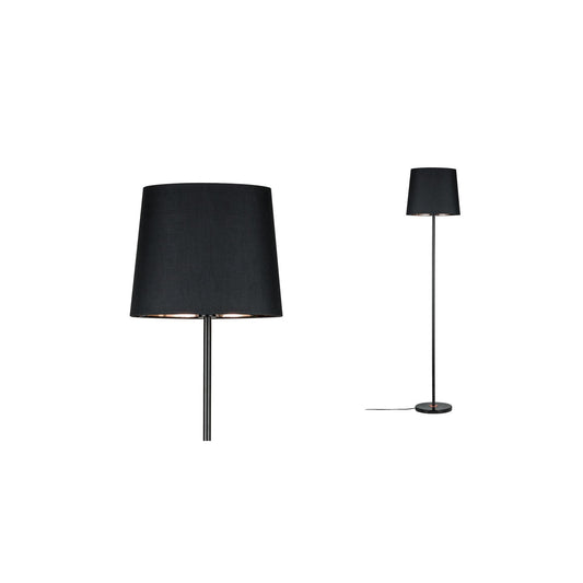 Paulmann Neordic Enja Stehleuchte max.1x20W E27 Schwarz/Kupfer 230V Stoff/Marmor/Metall