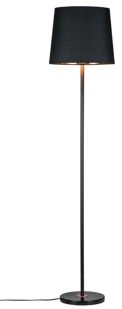 Paulmann Neordic Enja Stehleuchte max.1x20W E27 Schwarz/Kupfer 230V Stoff/Marmor/Metall