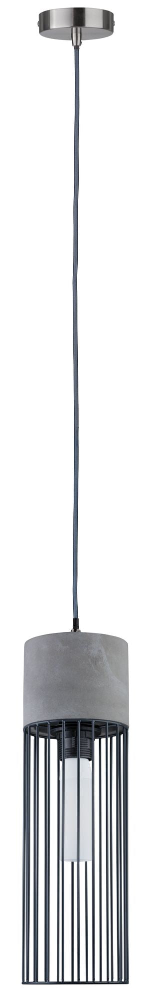 Paulmann Neordic Henja Pendelleuchte max.1x20W E27 Grau/Eisen geb. 230V Beton/Metall  