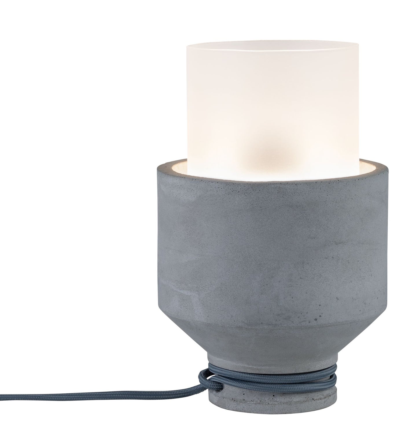 Paulmann Neordic Helin Tischleuchte max.1x20W E27 Grau/Satin 230V Beton/Glas