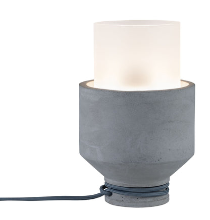 Paulmann Neordic Helin Tischleuchte max.1x20W E27 Grau/Satin 230V Beton/Glas