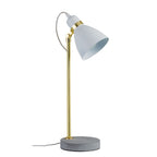 Paulmann Neordic Orm Tischeuchte max.1x20W E27 Weiß m/Gold matt/Grau 230V Metall/Beton