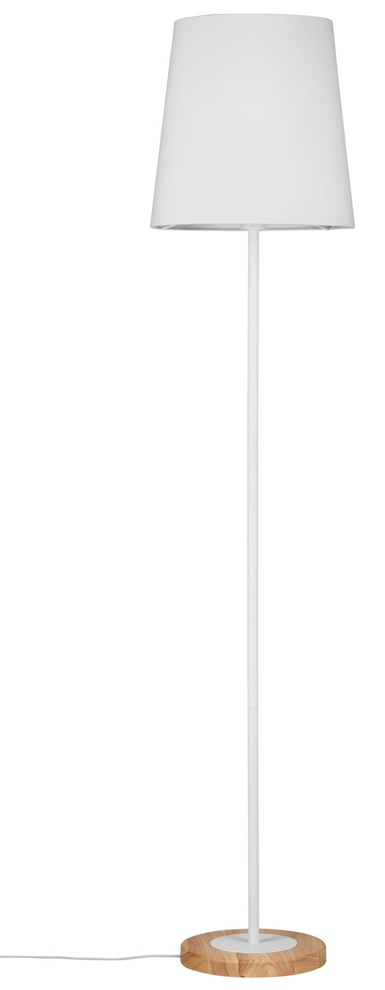 Paulmann Neordic Stellan Stehleuchte max.1x20W E27 Weiß/Holz 230V Stoff/Metall/Holz  