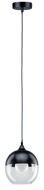 Paulmann Neordic Vanja Pendelleuchte max.1x20W E27 Grau/Klar 230V Glas/Metall