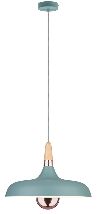 Paulmann Neordic Juna Pendelleuchte 340mm max.1x20W E27 Softgrün/Ku/Ho 230V Met/Ho