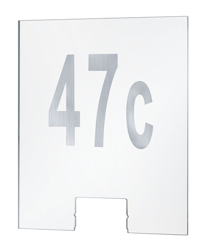 Paulmann Outdoor House Hausnummer Transparent Kunststoff