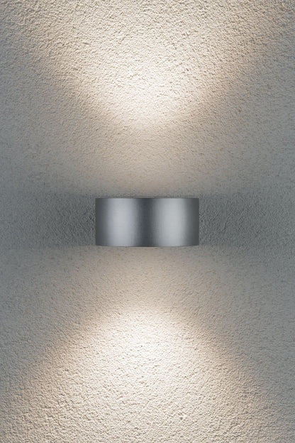Paulmann Outdoor House Cone IP44 2x510lm 3000K 2x6W 230V 30-90° si Anthrazit Al Acryl