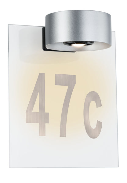 Paulmann Outdoor House Cone IP44 580lm 3000K 8W 230V 30-90° si Anthrazit Al Acryl