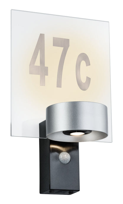 Paulmann Outdoor House Cone IP44 2x510lm 3000K 2x6W 230V 30-90° Si Anthr Al Acryl Bewm