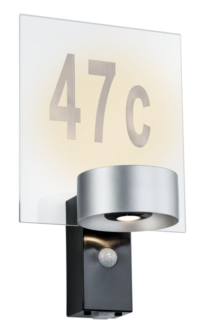 Paulmann Outdoor House Cone IP44 580lm 3000K 8W 230V 30-90° Si Anthr Al Acryl Bewm
