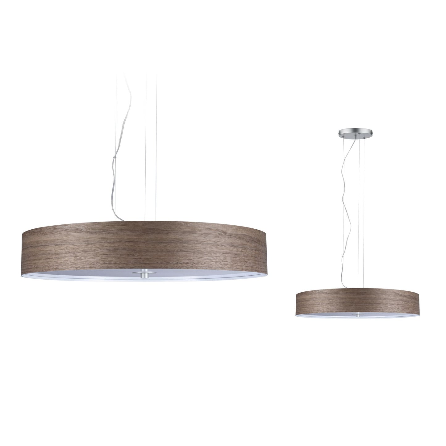 Paulmann Neordic Liska Pendelleuchte max.3x20W E27 Holz dunkel/Chrom m 230V Holz/Metall