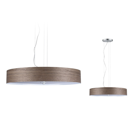Paulmann Neordic Liska Pendelleuchte max.3x20W E27 Holz dunkel/Chrom m 230V Holz/Metall