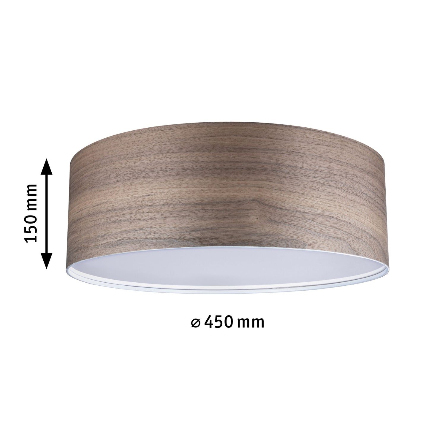 Paulmann Neordic WallCeiling Liska Deckenleuchte max.3x20W E27 Holz dunkel 230V Holz/Met