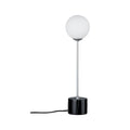 Paulmann Neordic Moa Tischleuchte max.1x10W G9 W/Schw/Chrom m 230V Glas/Marmor/Me