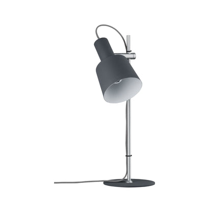Paulmann Neordic Haldar Tischleuchte max.1x20W E14 Dunkelgrau/Chrom matt 230V Metall