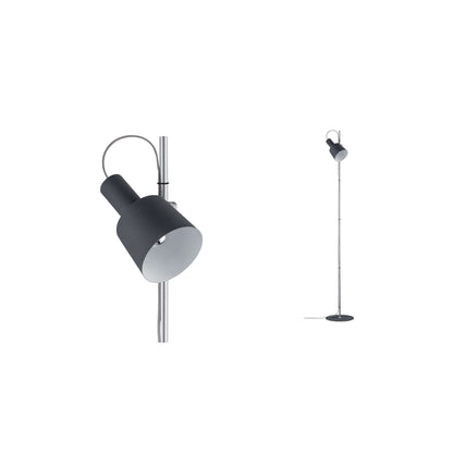 Paulmann Neordic Haldar Stehleuchte max.1x20W E14 Dunkelgrau/Chrom matt 230V Metall