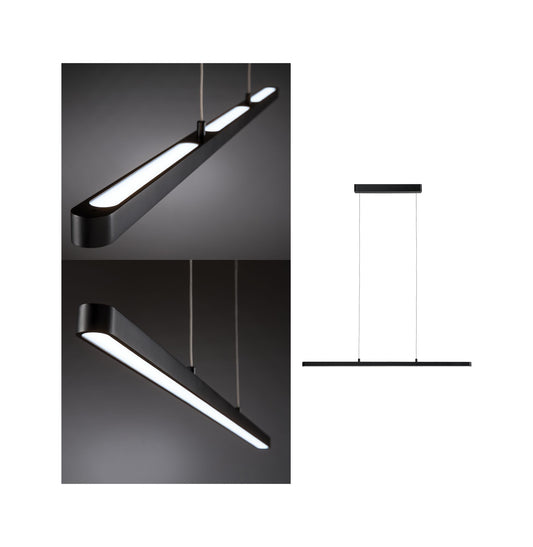 Paulmann Lento BLE Pendelleuchte LED 1x43W TunW Schwarz 230V Aluminium/Kunststoff