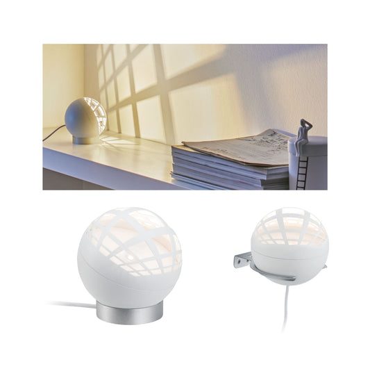 Paulmann Favia Tischleuchte LED 1x5W Weiß 230/12V Kunststoff