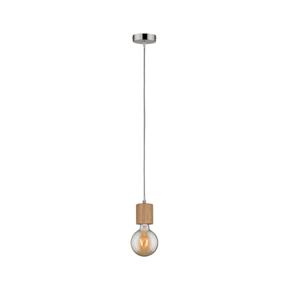 Paulmann Neordic Talin Pendelleuchte max 1x20W E27 Holz/Eisen geb 230V Holz/Metall
