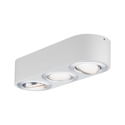Paulmann WallCeiling Argun LED 3x4,8W Weiß Alu gebürstet 230V Metall