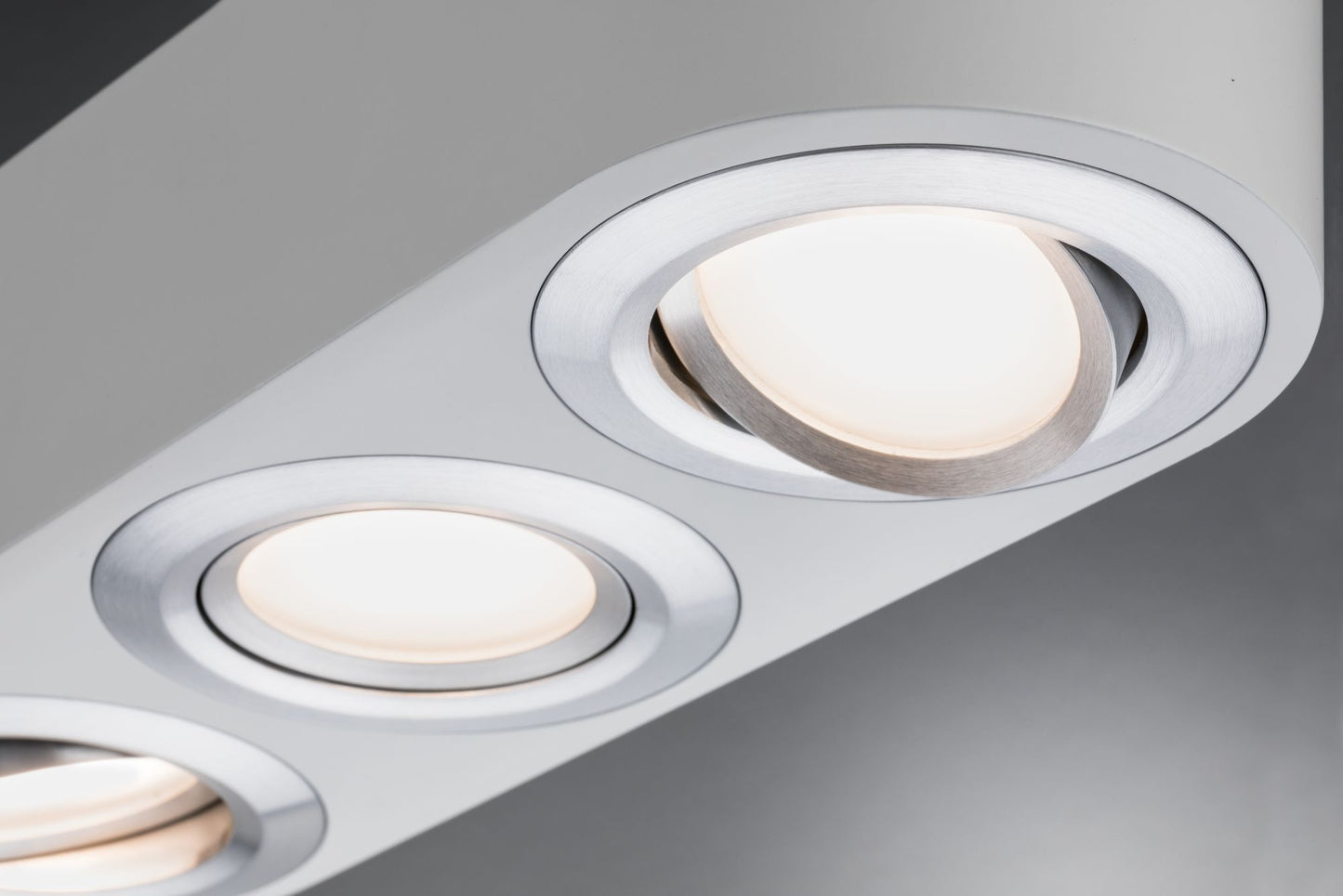 Paulmann WallCeiling Argun LED 3x4,8W Weiß Alu gebürstet 230V Metall