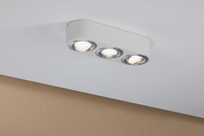 Paulmann WallCeiling Argun LED 3x4,8W Weiß Alu gebürstet 230V Metall