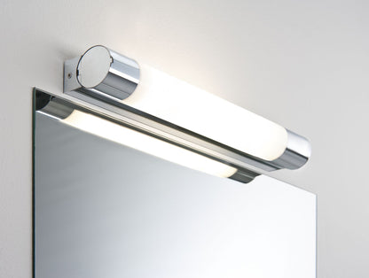 Paulmann WallCeiling Orgon IP44 Steckdose LED 10,5W 700mm Chrom/Weiß 230V Mtl/Acryl