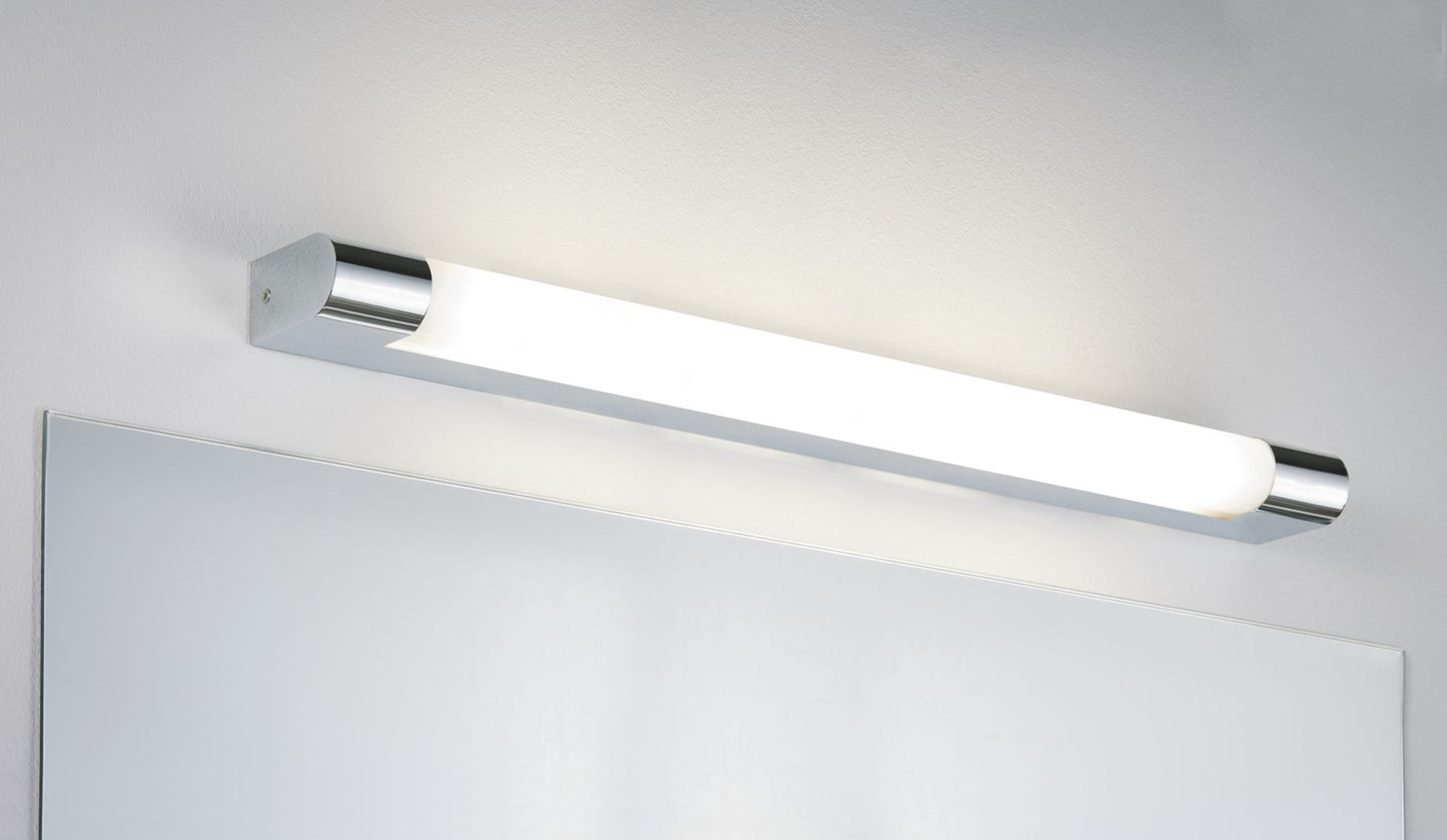 Paulmann WallCeiling Mizar IP44 LED 10,5W 630mm Chrom/Weiß 230V Metall/Acryl
