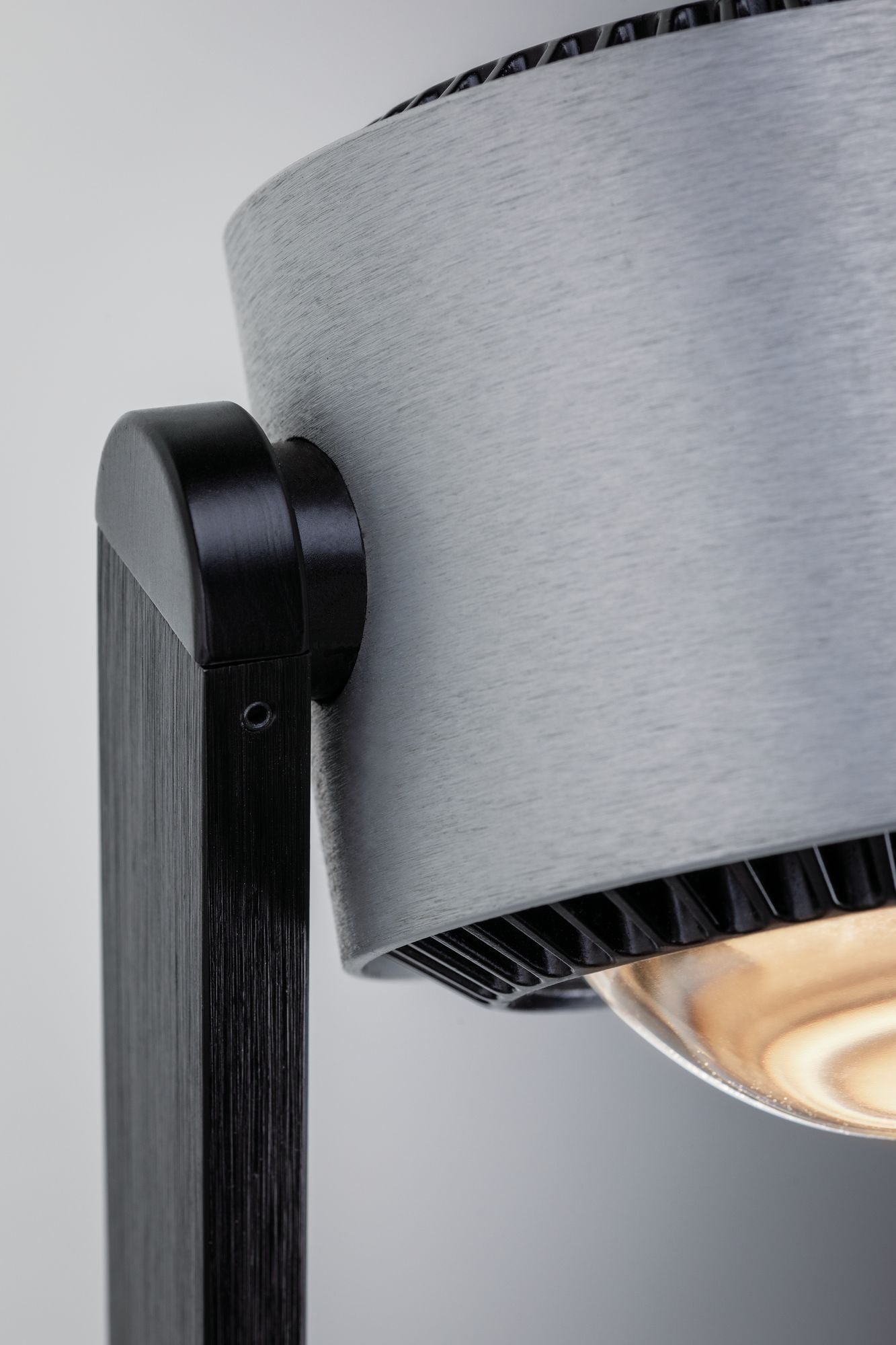 Paulmann Aldan Steh-Leseleuchte dim LED 1x15,5W Schwarz/Alu gebürstet 230V Aluminium