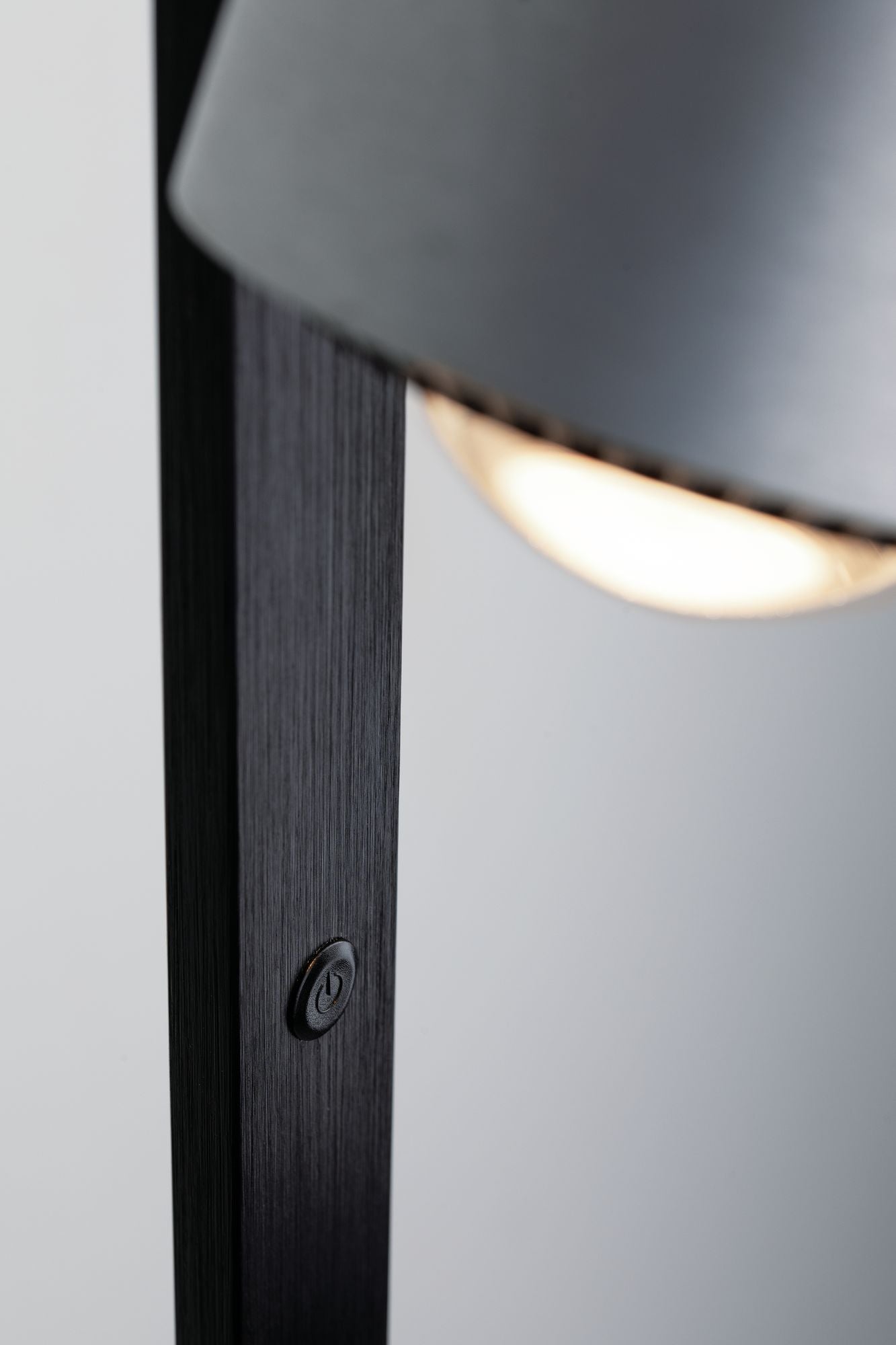 Paulmann Aldan Steh-Leseleuchte dim LED 1x15,5W Schwarz/Alu gebürstet 230V Aluminium