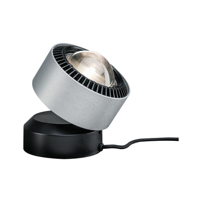 Paulmann Aldan Tischleuchte dim LED 1x3,5W Schwarz/Alu gebürstet 230V Aluminium