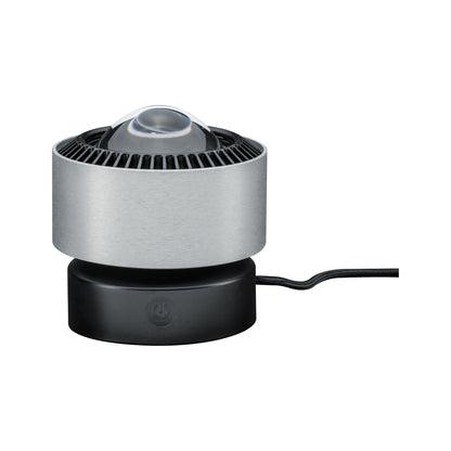 Paulmann Aldan Tischleuchte dim LED 1x3,5W Schwarz/Alu gebürstet 230V Aluminium