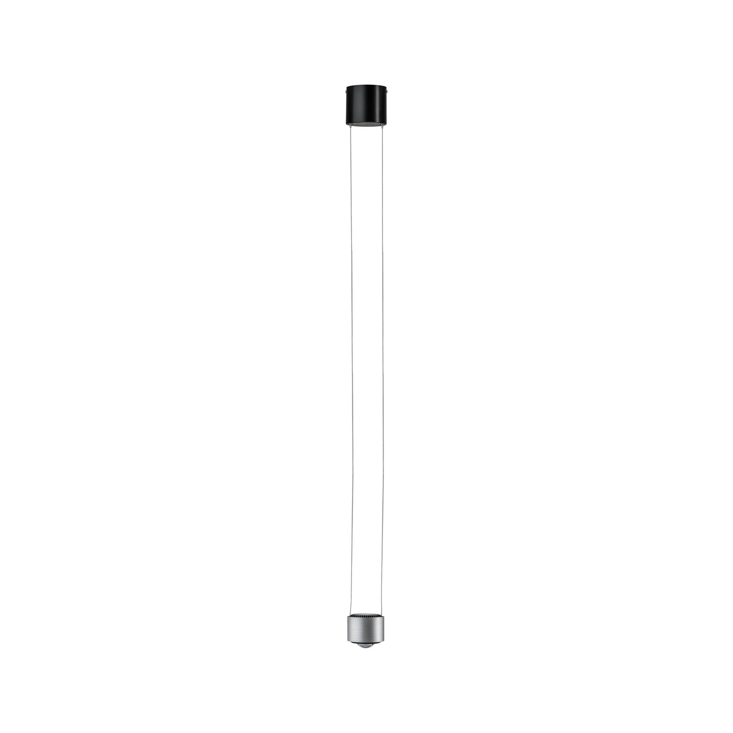 Paulmann Aldan Pendelleuchte dim LED 1x13W Schwarz/Alu gebürstet 230V Aluminium