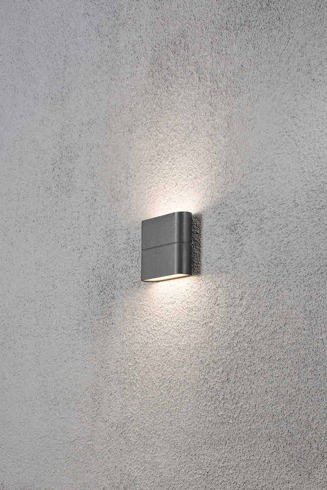 Konstsmide Chieri Wandleuchte anthrazit H-Power LED