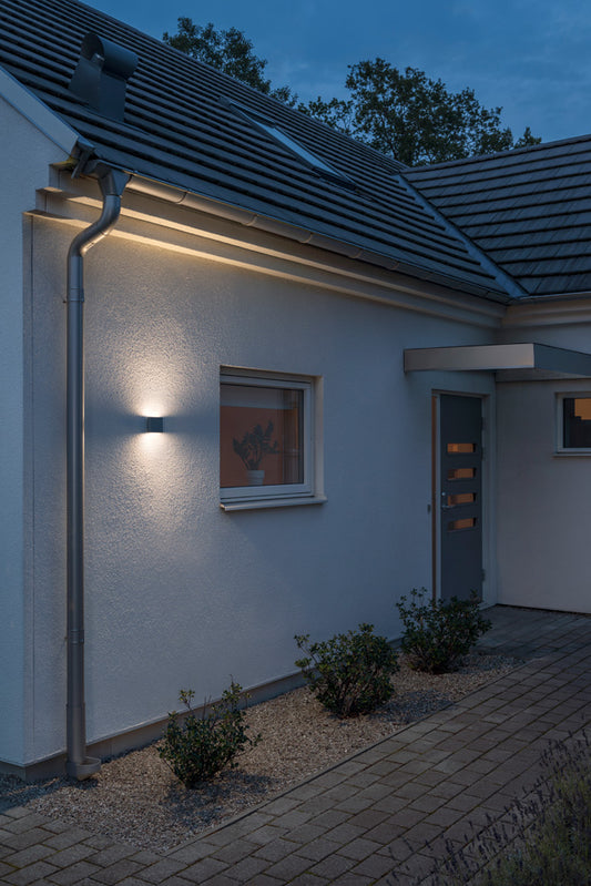 Konstsmide Chieri Wandleuchte anthrazit H-Power LED