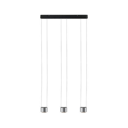 Paulmann Aldan Pendelleuchte dim LED 3x9W Schwarz/Alu gebürstet 230V Aluminium