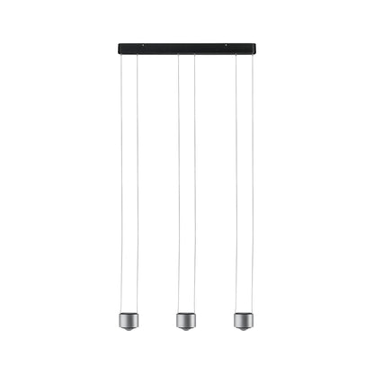 Paulmann Aldan Pendelleuchte dim LED 3x9W Schwarz/Alu gebürstet 230V Aluminium