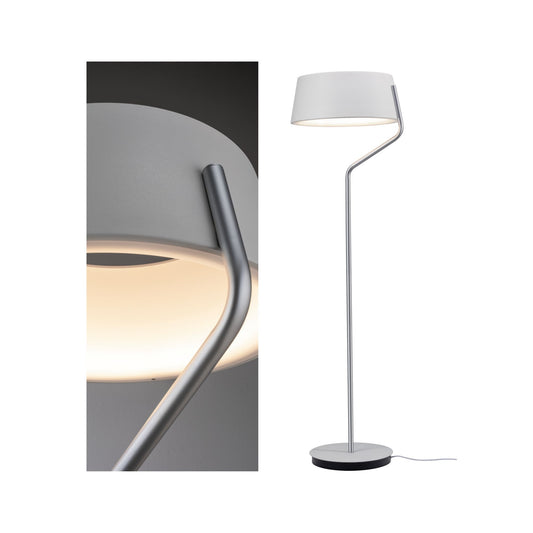Paulmann Belaja Stehleuchte LED 1x22W 2700K Weiß/Chrom Matt 230V Metall