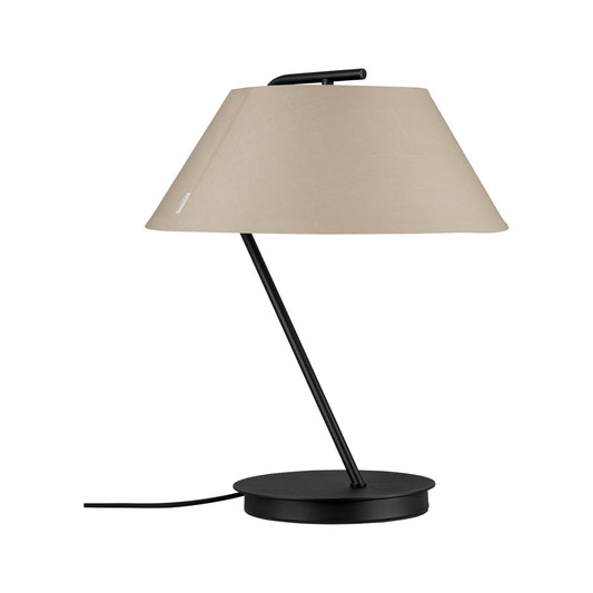 Paulmann Neordic Narve Tischleuchte max 1x60W E27 Beige/Schwarz 230V Stoff/Metall