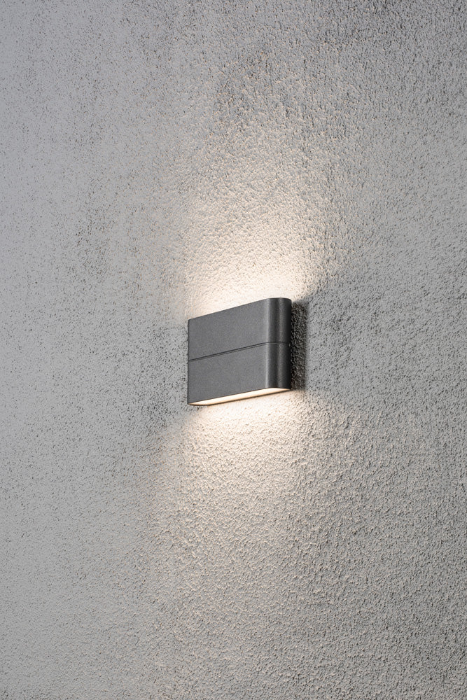 Konstsmide Chieri Wandleuchte anthrazit H-Power LED
