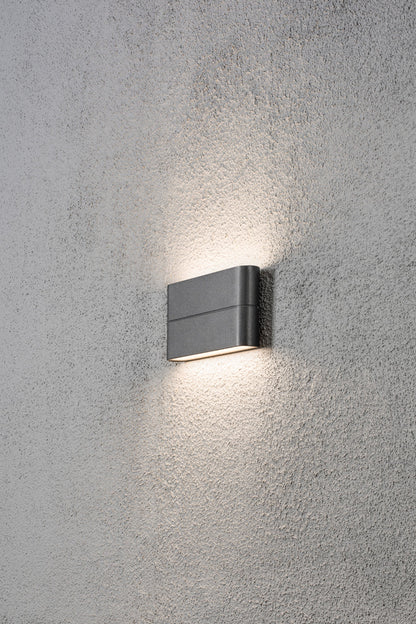 Konstsmide Chieri Wandleuchte anthrazit H-Power LED