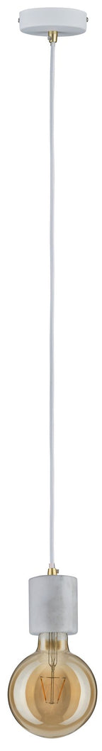 Paulmann Pendelleuchte Neordic Nordin E27 max. 1x60W Weiß/Marmor