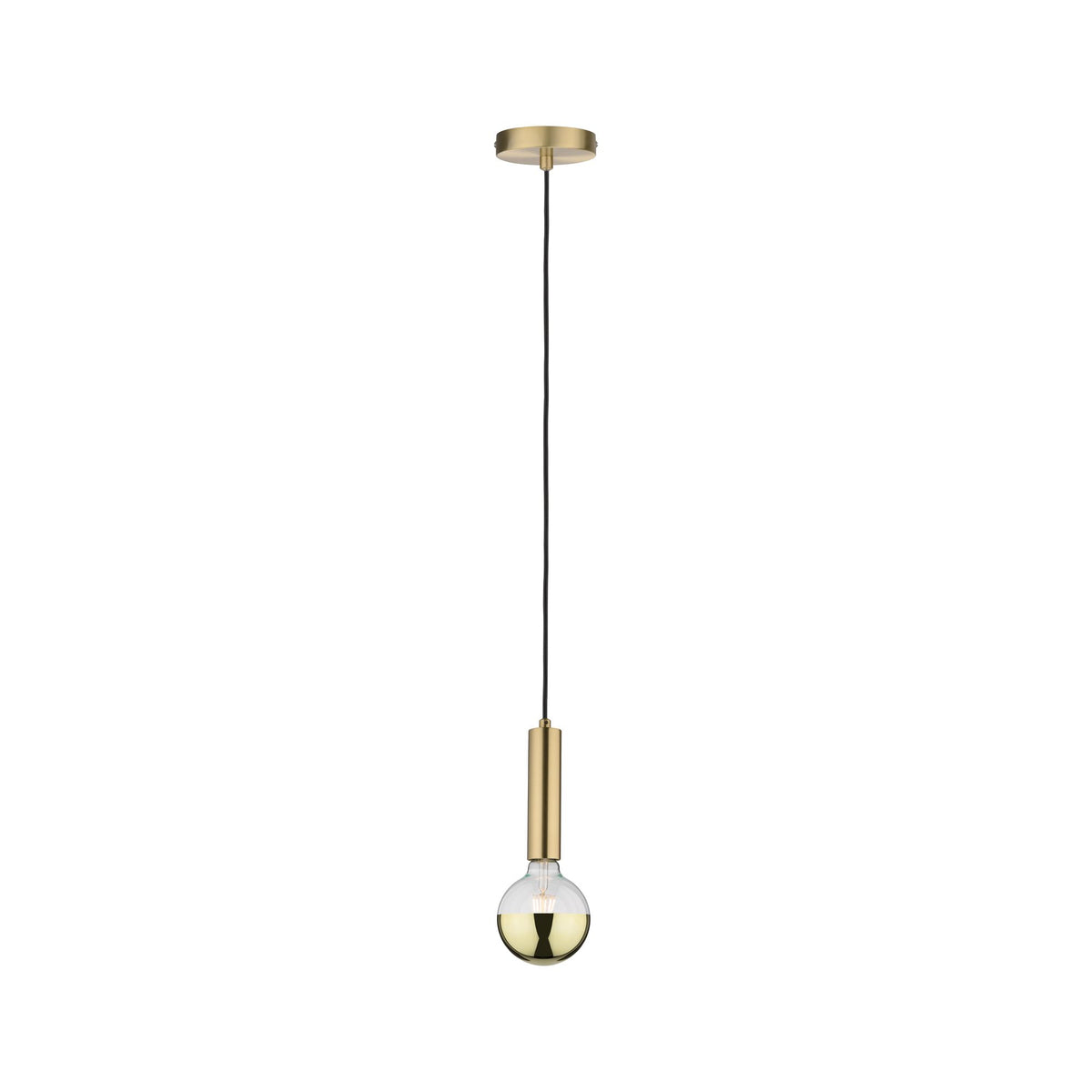 Paulmann Pendelleuchte Neordic Kine E27 max. 1x20W Messing gebürstet
