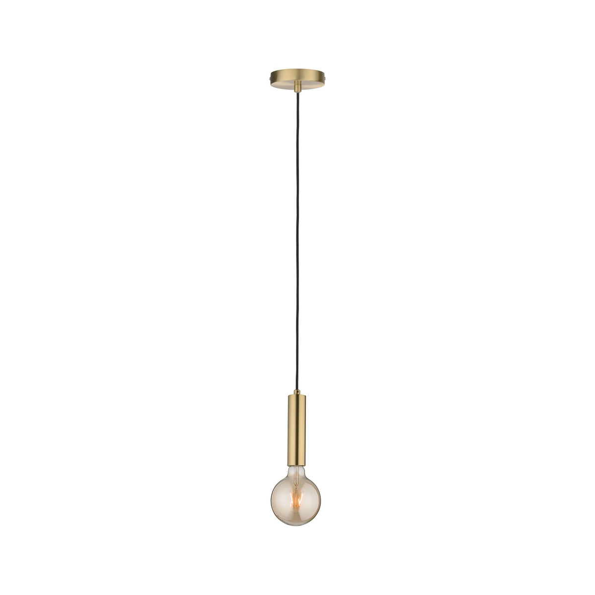 Paulmann Pendelleuchte Neordic Kine E27 max. 1x20W Messing gebürstet