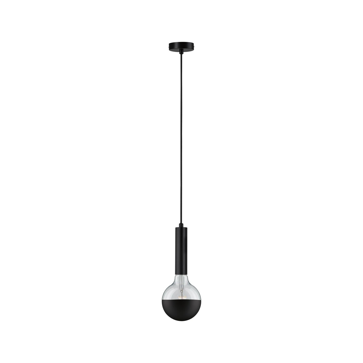 Paulmann Neordic Kine Pendelleuchte max 1x20W E27 Schwarz 230V Metall