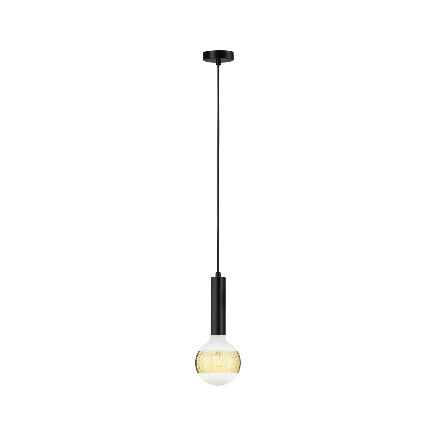 Paulmann Neordic Kine Pendelleuchte max 1x20W E27 Schwarz 230V Metall