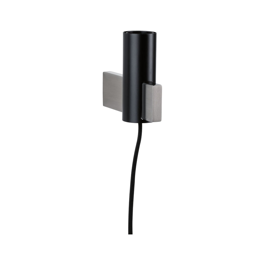 Paulmann Neordic Aik Wandleuchte max.1x20W E27 Schwarz 230V Metall