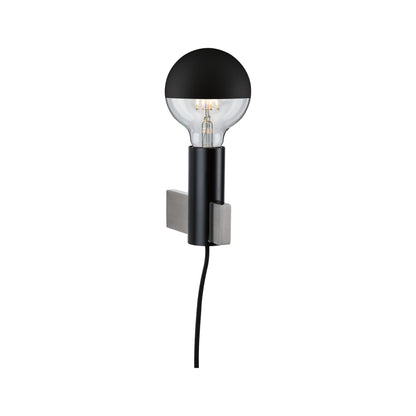 Paulmann Neordic Aik Wandleuchte max.1x20W E27 Schwarz 230V Metall