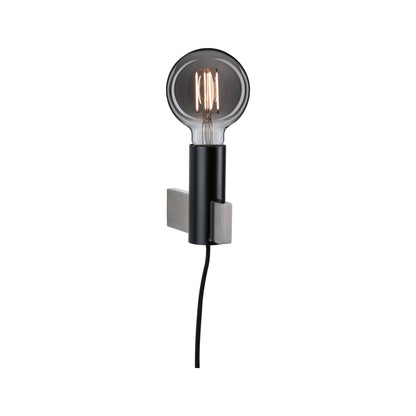 Paulmann Neordic Aik Wandleuchte max.1x20W E27 Schwarz 230V Metall