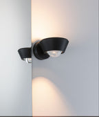 Paulmann LED Wandleuchte Sabik IP44 1x9W  Schwarz ohne Leuchtmittel